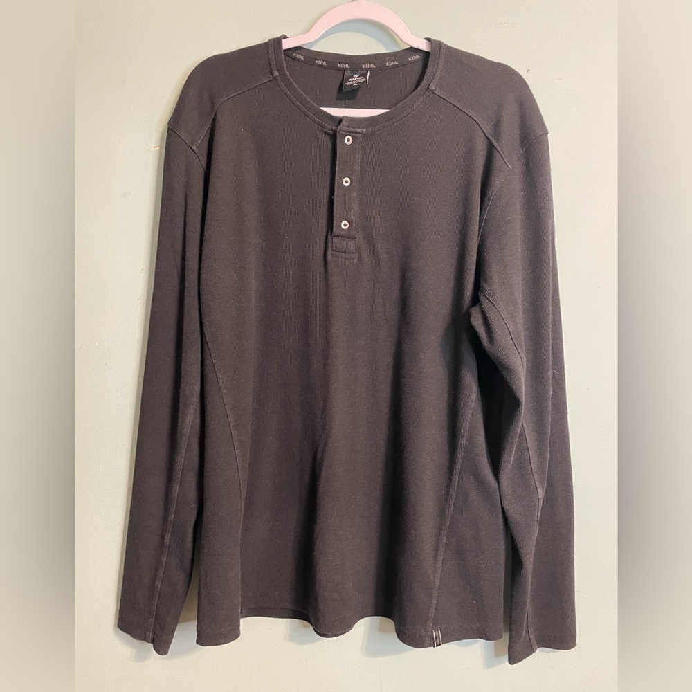 Kuhl Men’s Henley Thermal Long Sleeve Size XL